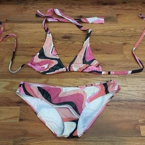 Emilio Pucci Halter Bikini Size 44 IT M